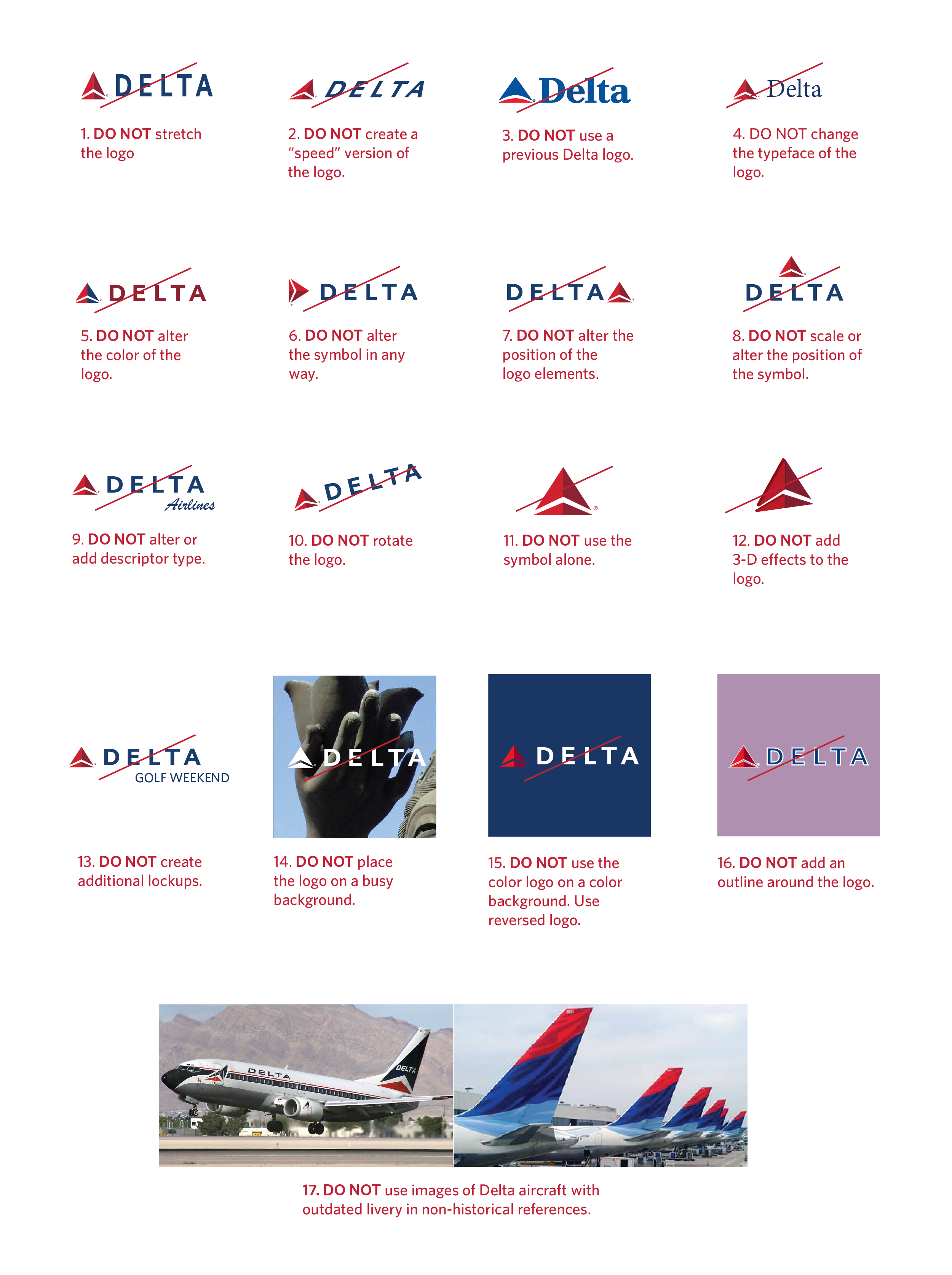 Delta Airlines Logo History